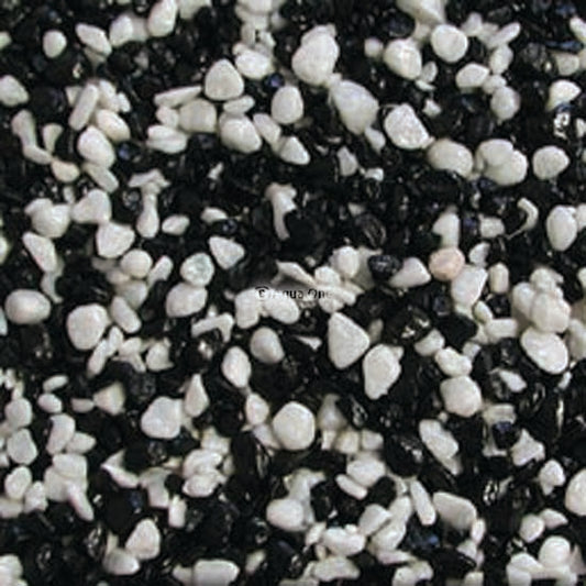 Aqua One - Gravel Mixed white + Black(2mm) 2kg