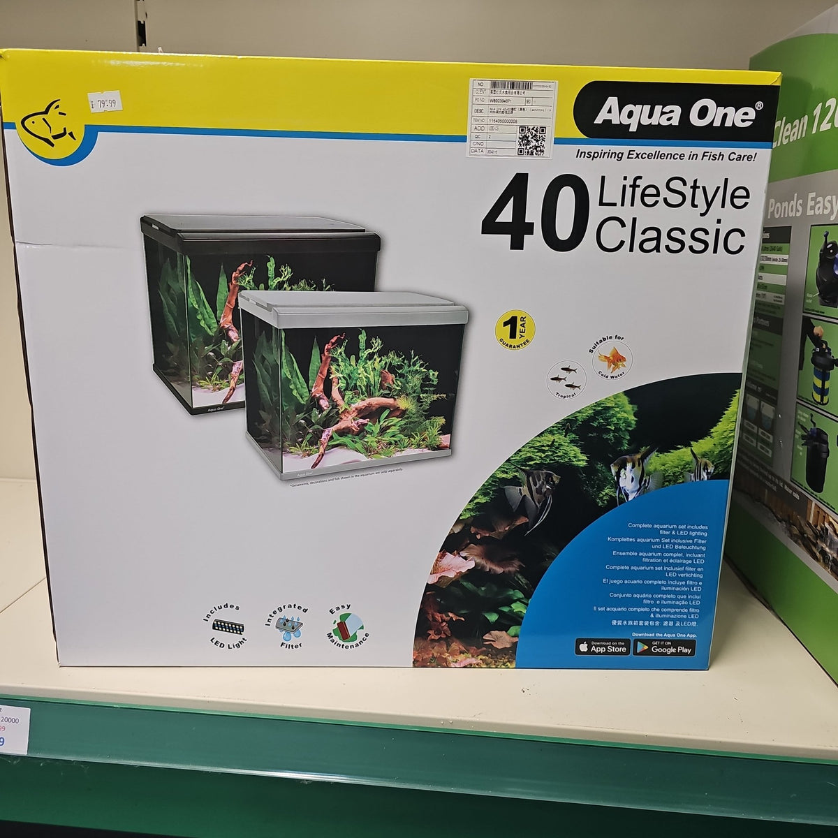 40 Lifestyle Classic Fish tank - Newlyn - pets - Aqua One - 9325136180558