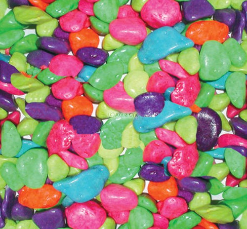 Aqua One - Gravel Neon 2kg (8 - 10mm) - Newlyn - pets - Aqua One - 9325136025576