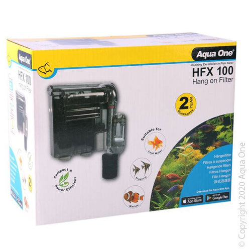 Aqua One Hang On Back Filter HFX 100 - Newlyn - pets - Aqua One - 9325136168549