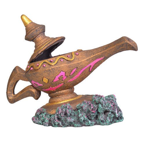 Magical Genie Wishing Lamp 14x9x11cm - Newlyn - pets - Aqua One - 9325136183221