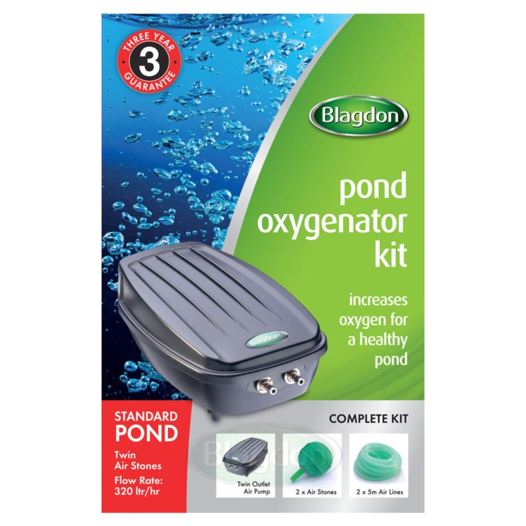 Pond Oxygenator Kit With Twin Air Stone - Newlyn - pets - Blagdon - 755349028726