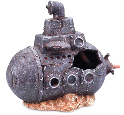 Submarine 15x8x13cm - Newlyn - pets - Aqua One - 9325136182347