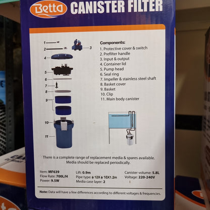 Betta Canister Filter