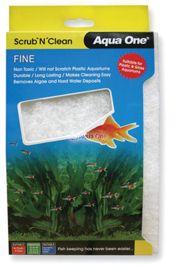 Aqua One Scrub N Clean Algae Pad Fine