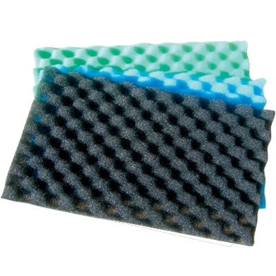 Replacement filter foams 17" x 11" - 43cm x 28cm (Cut to size)