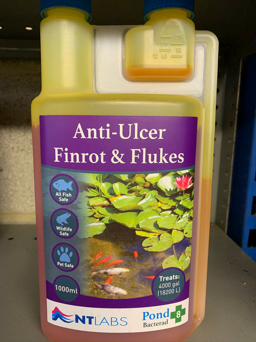 Anti - Ulcer, Fin - Rot & Flukes - Bacterad - Pond - Newlyn - pets - NT Labs - 733809000444