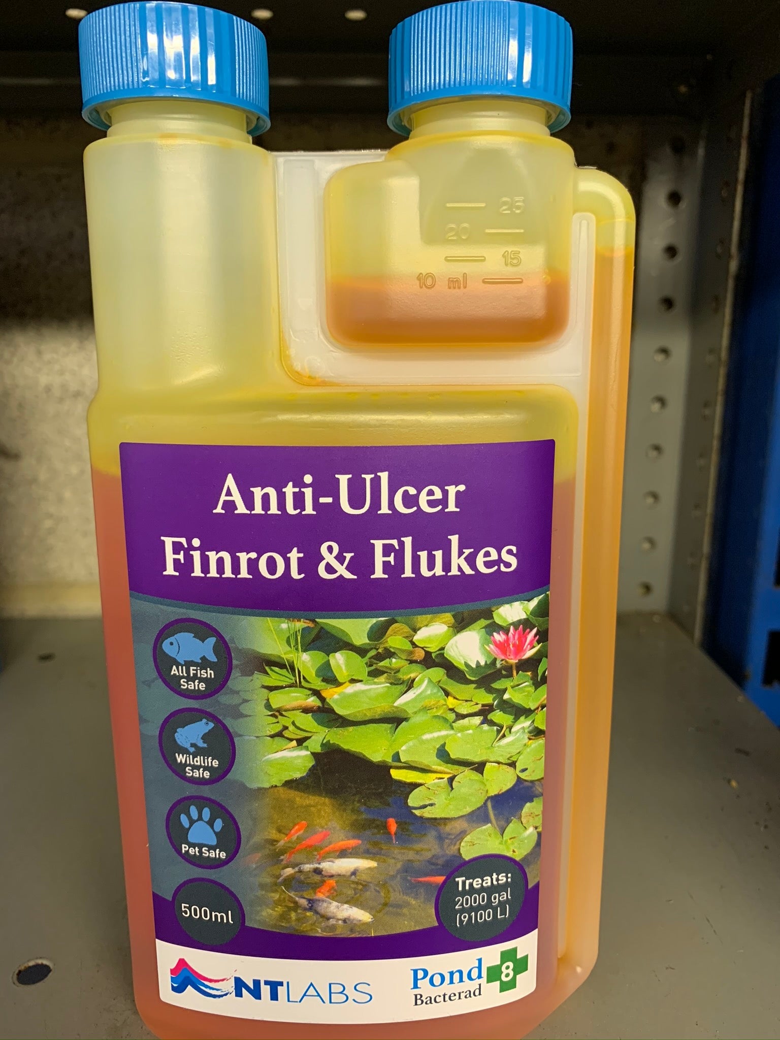 Anti - Ulcer, Fin - Rot & Flukes - Bacterad - Pond - Newlyn - pets - NT Labs - 733809003445