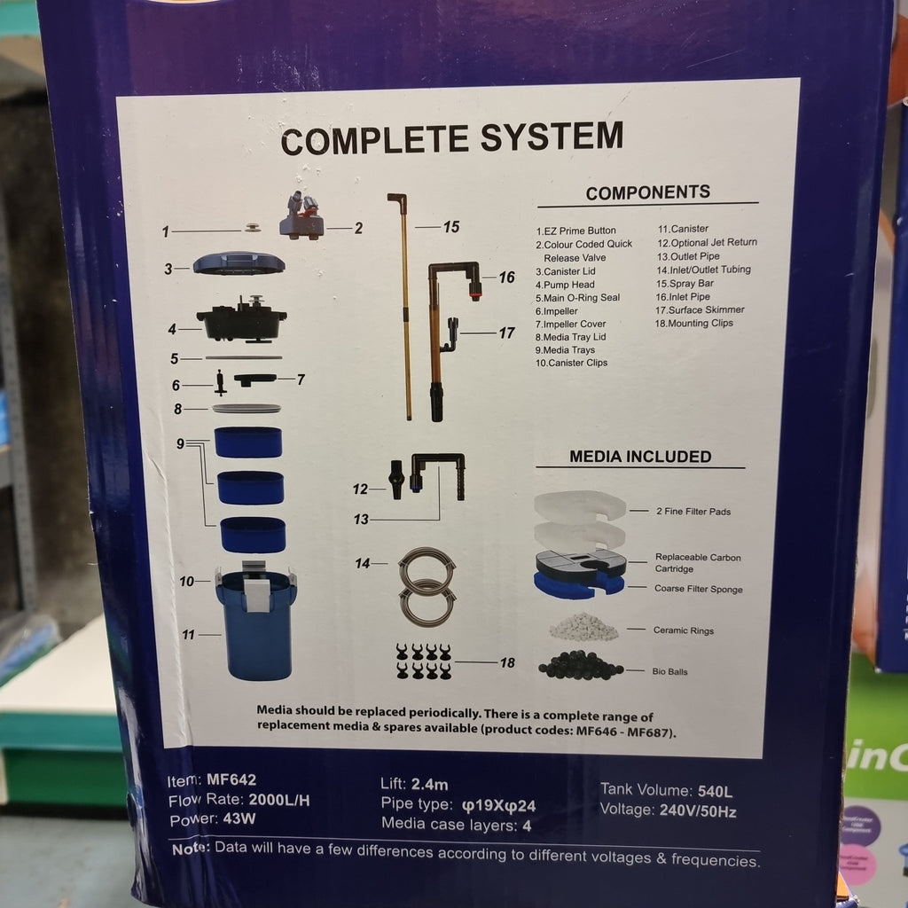 Betta Canister Filter - Newlyn - pets - Betta - 5031799506393